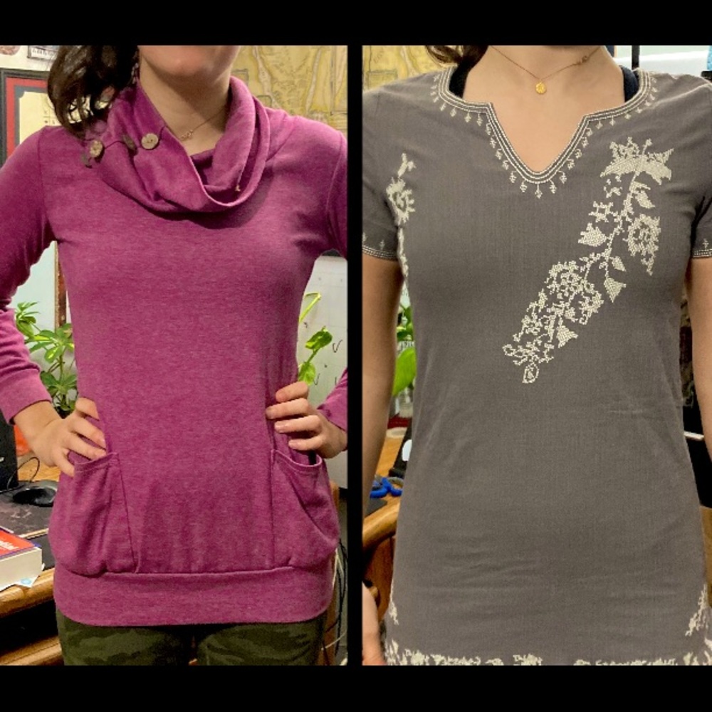 2 pack of woman’s size S.  sweater and dress